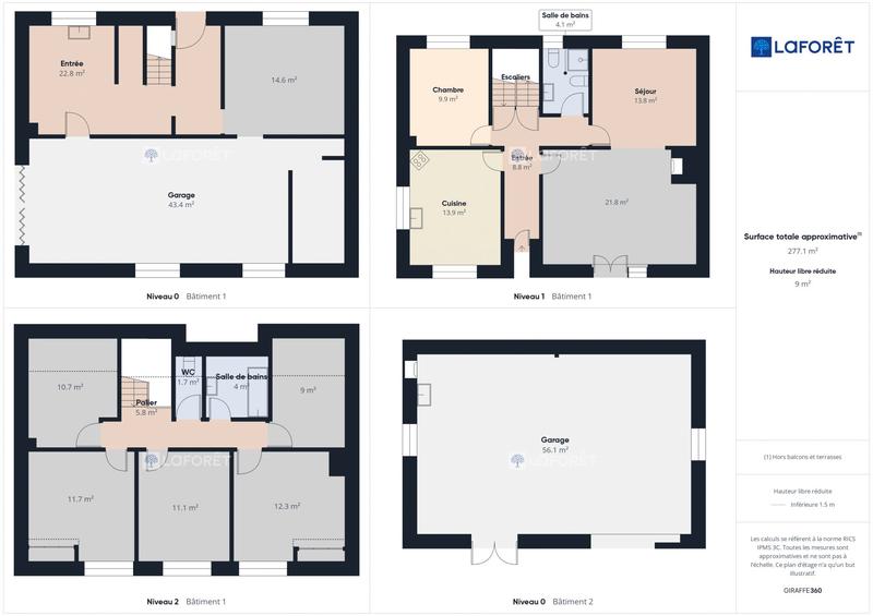 Maison - 120 m² - 6 pièces