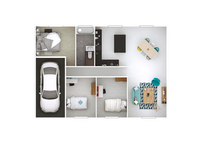 Maison - 83 m² - 4 pièces