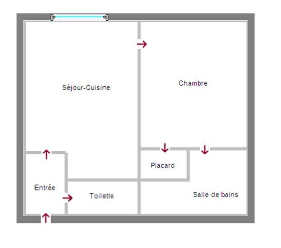 Appartement - 29 m² - 1 pièce