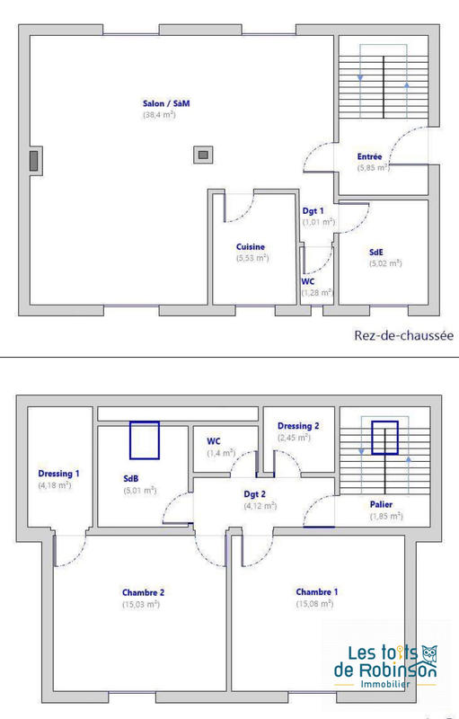 Maison ancienne - 106 m² - 4 pièces