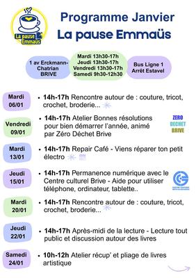 La Pause Emmaüs : rencontre autour de loisirs créatifs