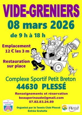 Vide grenier du tennis club plessé