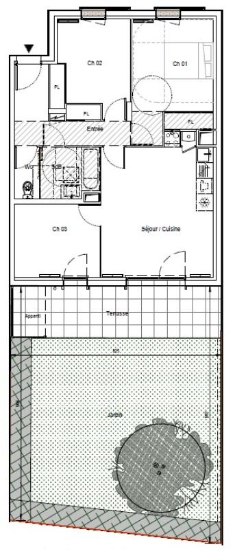 Appartement - 70 m² - 4 pièces