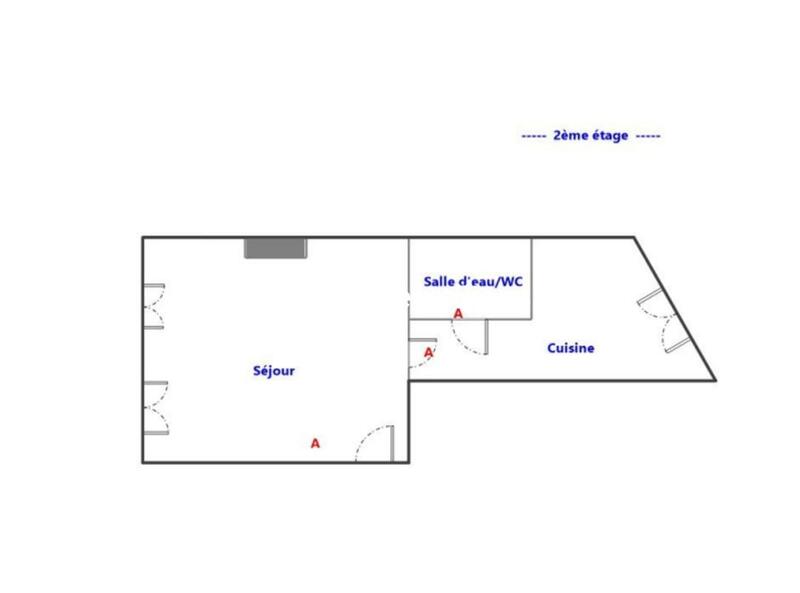 Studio - 27 m² - 1 pièce