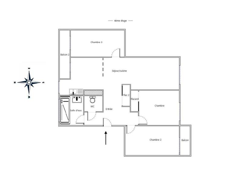 Appartement - 68 m² - 4 pièces