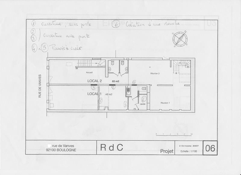Bureau - 253 m² - 6 pièces