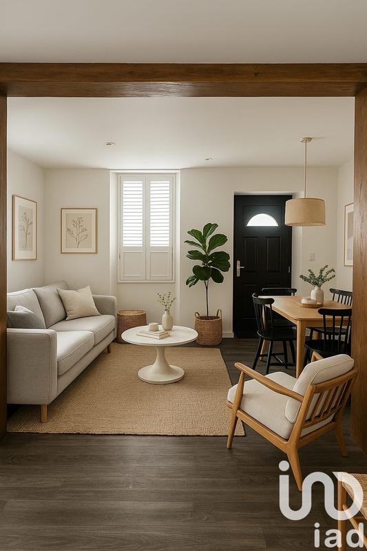 Maison de ville - 64 m² - 3 pièces