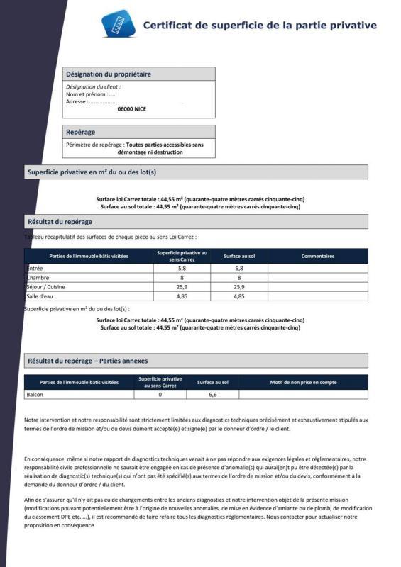 Appartement - 44 m² - 2 pièces