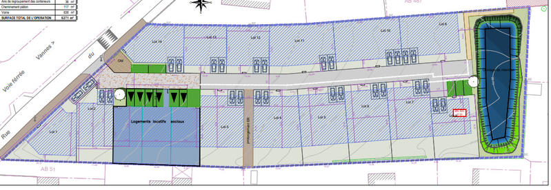 Terrain constructible - 332 m²