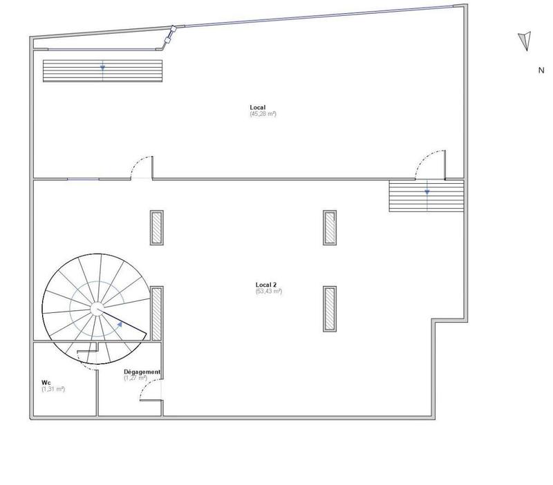 Local commercial - 134 m²