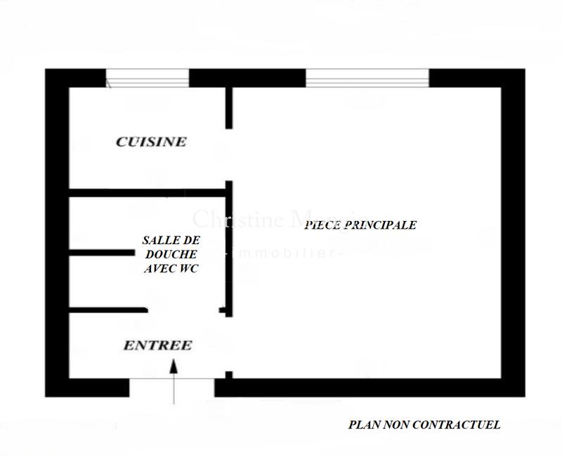 Appartement - 16 m² - 1 pièce