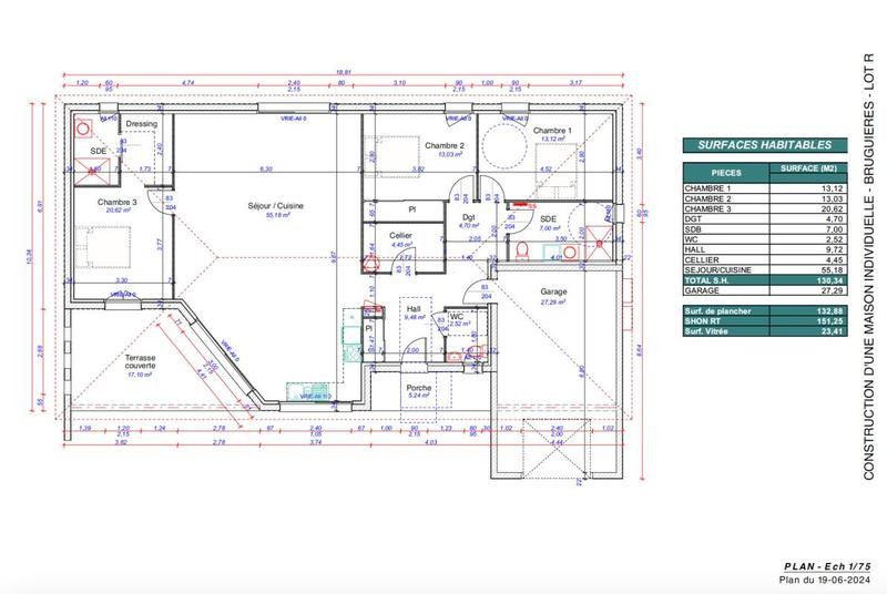 Maison - 130 m² - 4 pièces