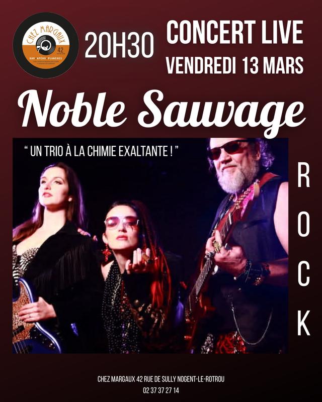 Soirée concert chez Margaux avec Noble Sauvage