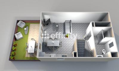 Maison - 77 m² - 4 pièces