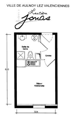 Appartement - 20 m² - 1 pièce