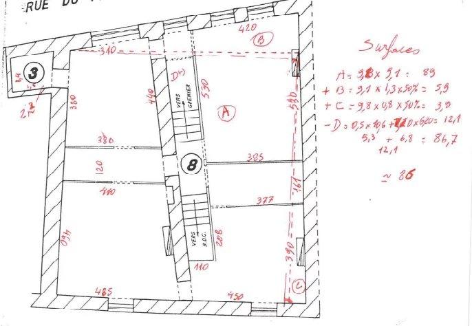 Immeuble - 177 m² - 7 pièces