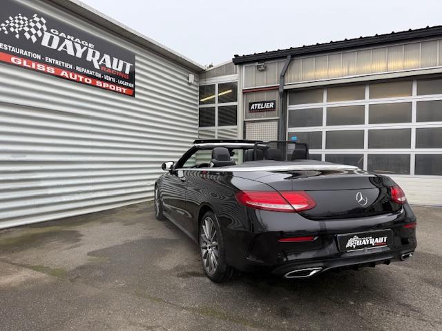 Mercedes Classe c Cabriolet 220d 9g-Tronic 170cv Amg-Line *Suivi à l'appui Mercedes* Caméra*Ja19"Cuir, très belles options