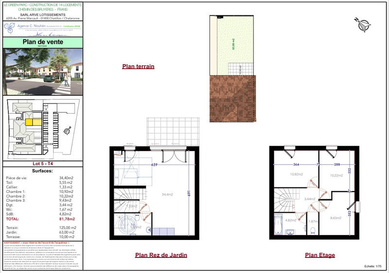Maison - 82 m² - 4 pièces