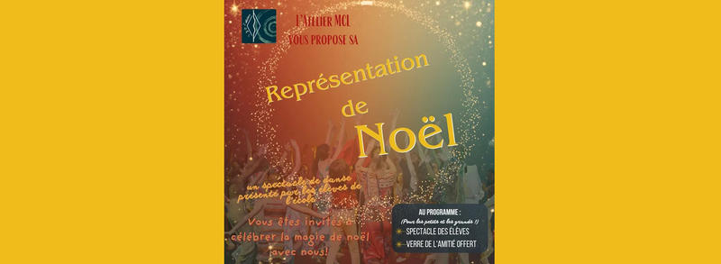 Représentation de Noël par l'Atelier Mcl