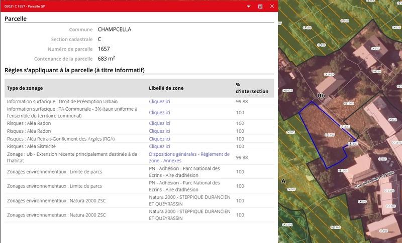 Terrain constructible - 744 m²