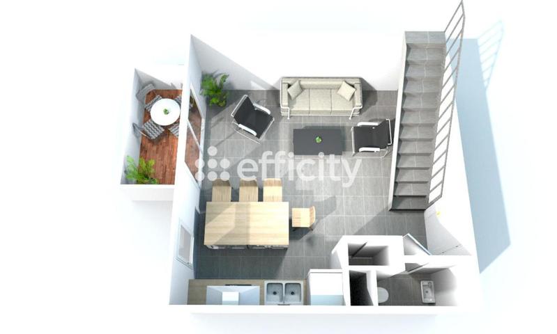 Appartement - 63 m² - 3 pièces