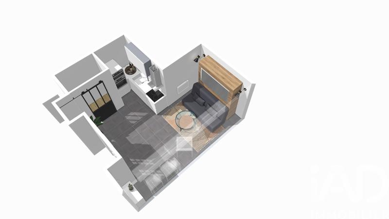 Appartement - 19 m² - 1 pièce