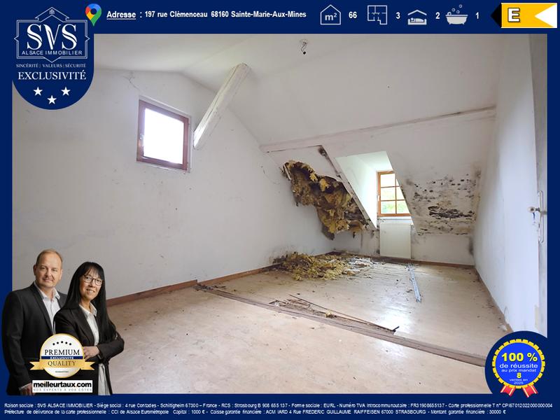 Appartement - 66 m² - 3 pièces