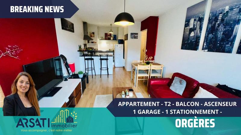 Appartement - 43 m² - 2 pièces