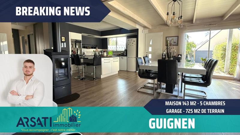 Maison contemporaine - 143 m² - 6 pièces