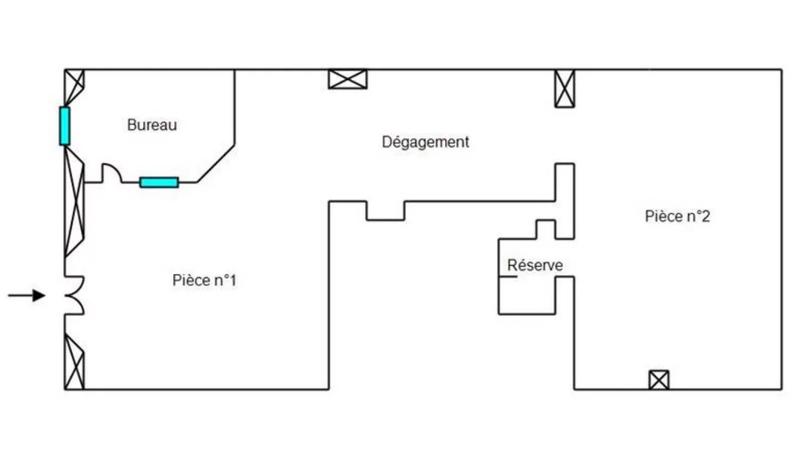 Local commercial - 68 m² - 1 pièce