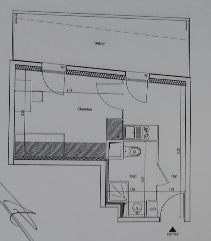 Appartement - 26 m² - 1 pièce