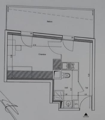 Appartement - 26 m² - 1 pièce