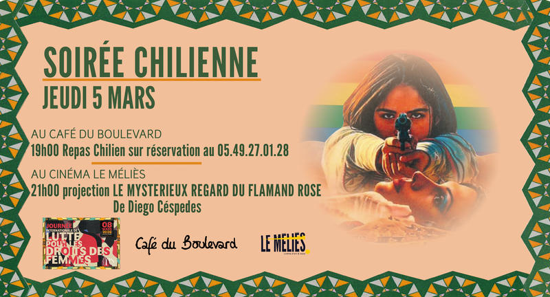 Soirée Chilienne en partenariat avec le café du boulevard