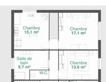Maison - 126 m² - 5 pièces