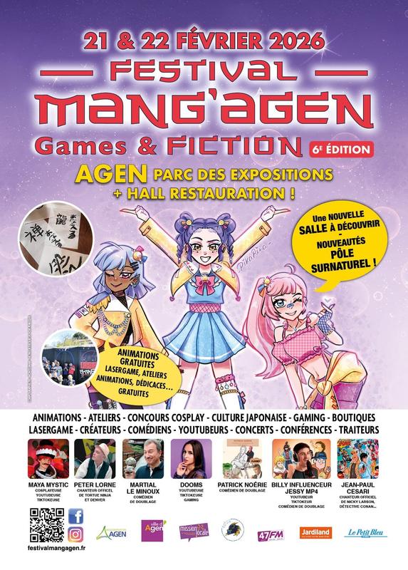 Festival Mang’Agen Games &amp; Fiction