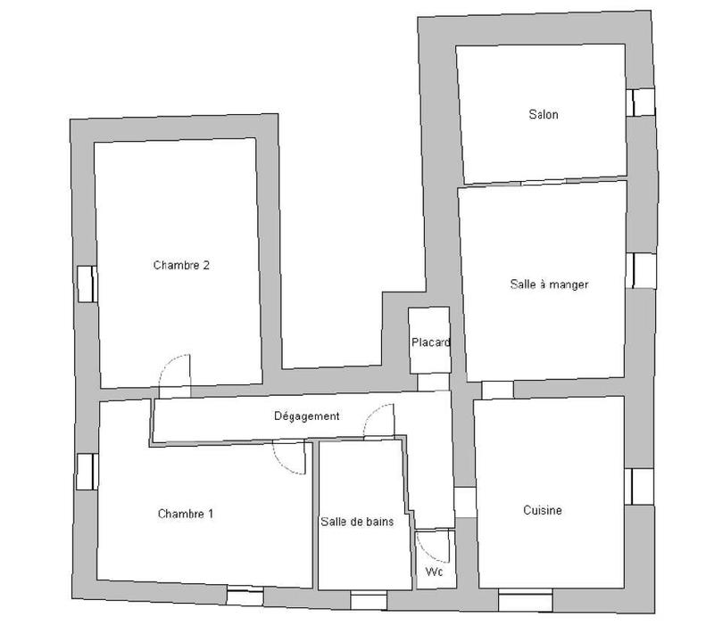 Maison de village - 97 m² - 3 pièces