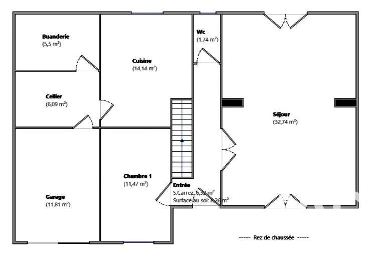 Maison - 129 m² - 6 pièces