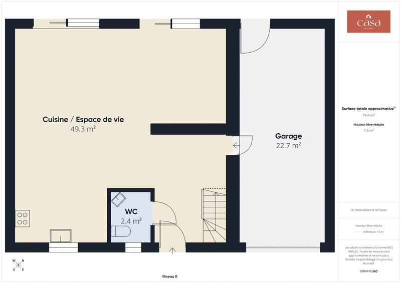 Maison - 99 m² - 5 pièces