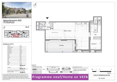 Appartement - 169 m² - 6 pièces