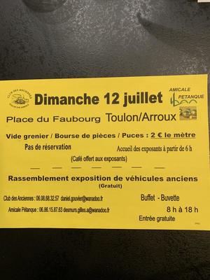 Vide grenier - bourse pièces - puces