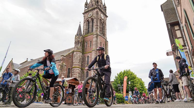 Slow Up : en passant par Dambach-la-Ville