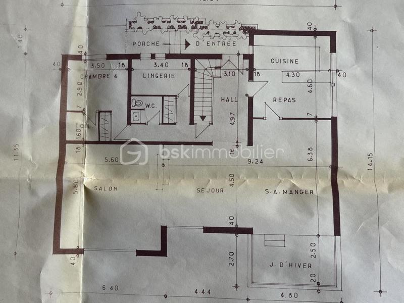 Maison - 258 m² - 9 pièces