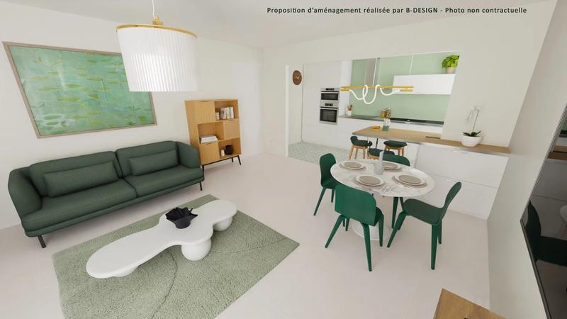 Appartement - 46 m² - 2 pièces