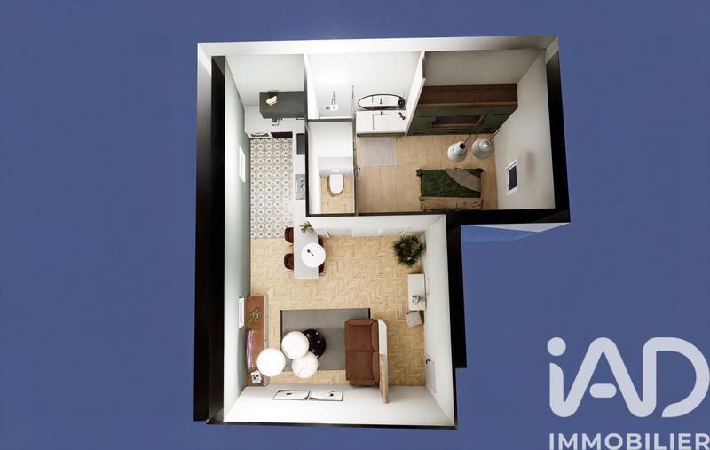 Appartement - 46 m² - 2 pièces