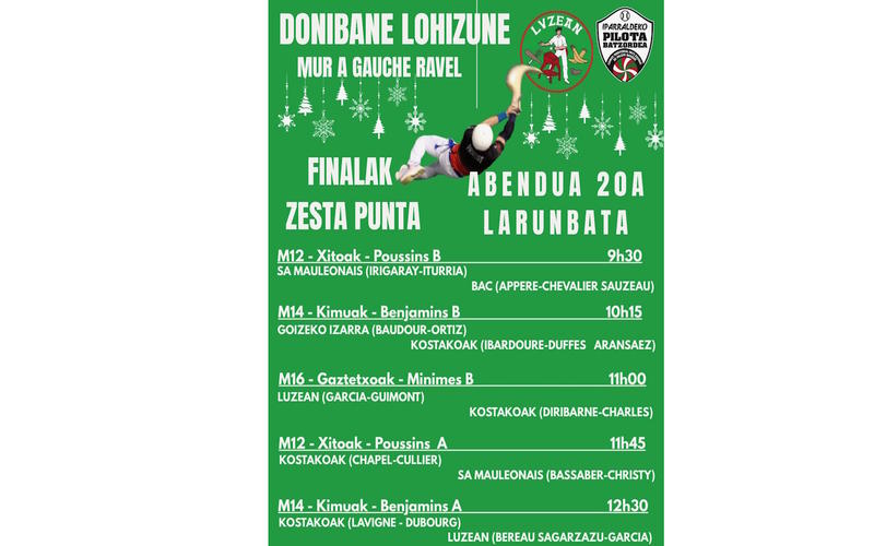 Championnat du Pays Basque: Finale