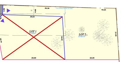 Terrain constructible - 581 m²