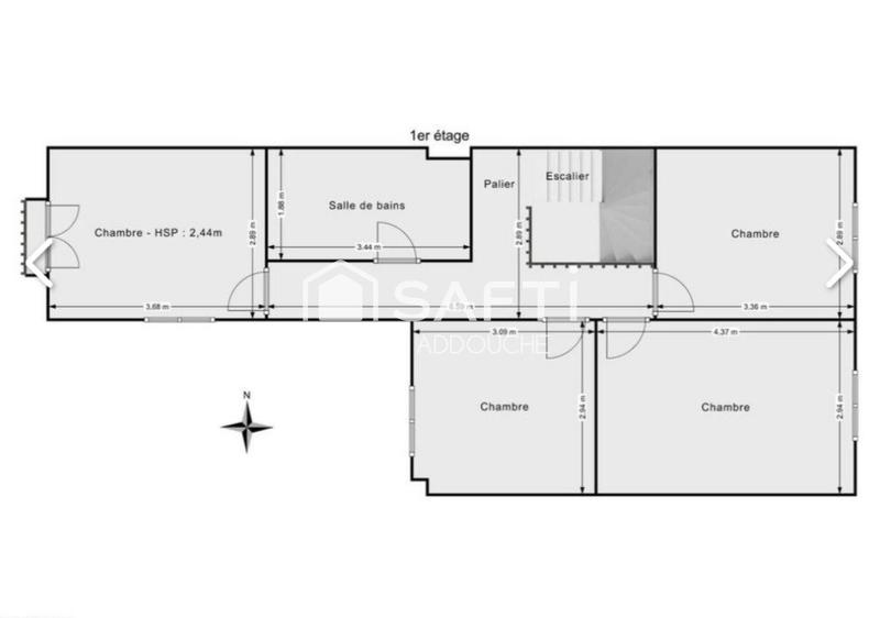 Maison - 96 m² - 5 pièces