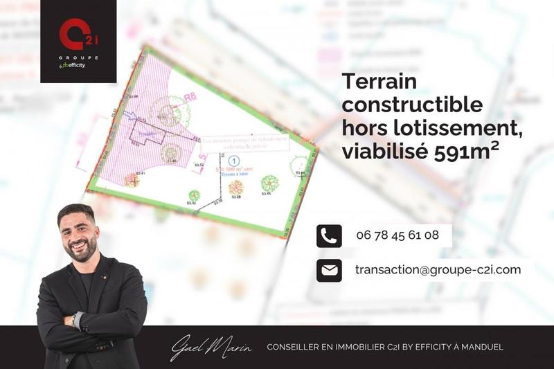 Terrain - 591 m²