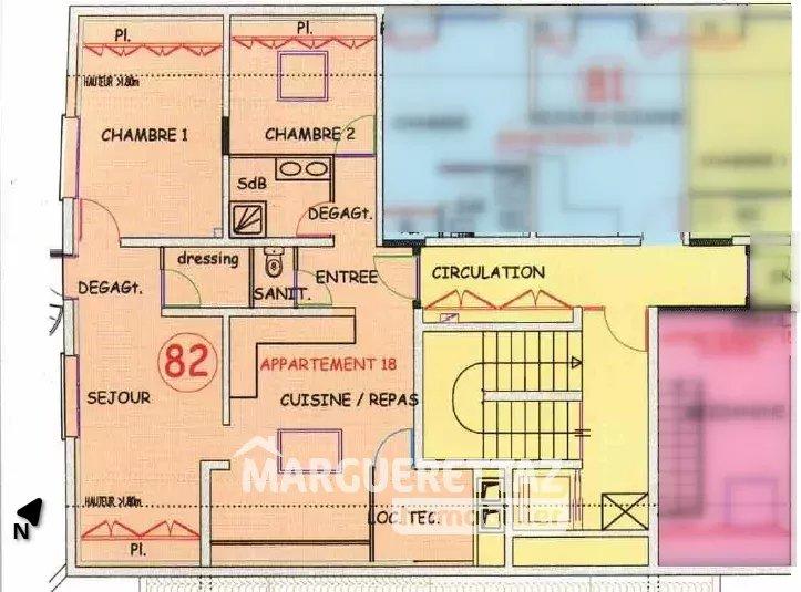 Appartement - 80 m² - 4 pièces