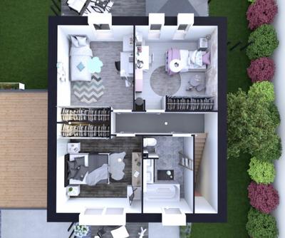 Maison - 91 m² - 5 pièces